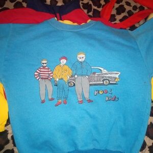Blue Kool Kids Graphic Sweatshirt